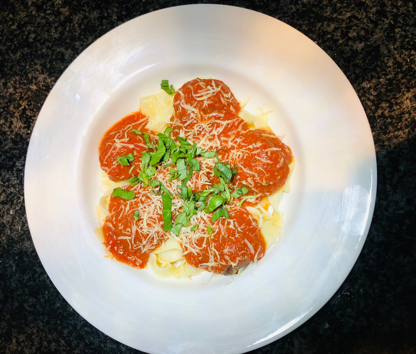 Greek Meatballs Lamb Beef and Feta with basil tomato sauce - 1 Kg