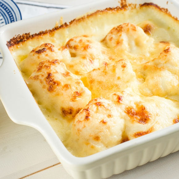 Cauliflower and 2 cheese sauce