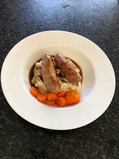 Bangers and mash